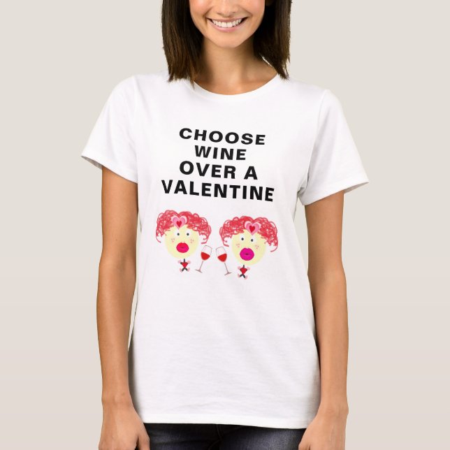 Cute Galentines Day Best Friends T-Shirt (Front)