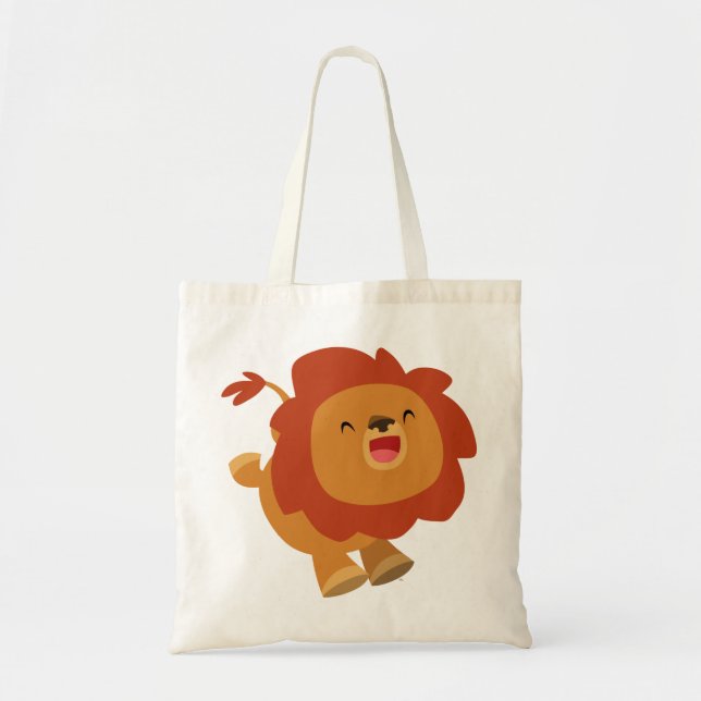 Cute Gamboling Cartoon Lion Bag (Front)