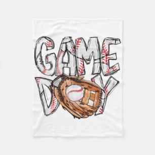Cute Game Day Sell Softll Heart Love Mom Life Of B Fleece Blanket