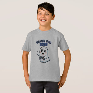 Cute Gamer Boo 2026 Kids Halloween Shirt, Funny Gh T-Shirt