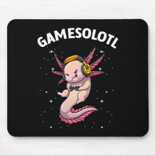 Cute Gaming Art For Men Women Kids Video Game Axol Mouse Mat