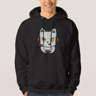 Cute Gaming Cat Video Game Hoodie