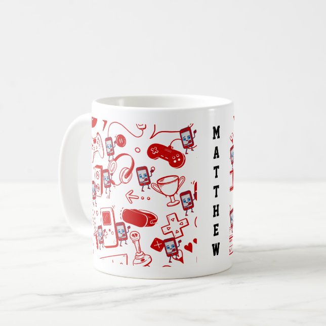 Cute Gaming Mug (Front Left)