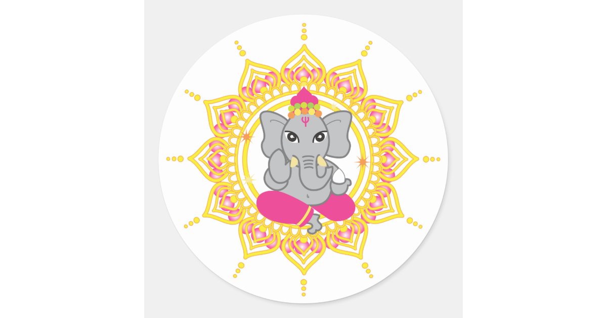 View Ganesha Stickers For Wedding Cards PNG