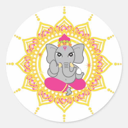 Image of Cute Ganesha labels