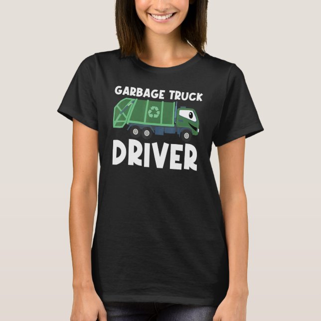 Cute Garbage Truck For Men Women Trash Truck T-Shirt (Front)