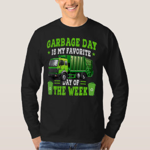 Cute Garbage Truck Love Trash Day  For Boy's T-Shirt