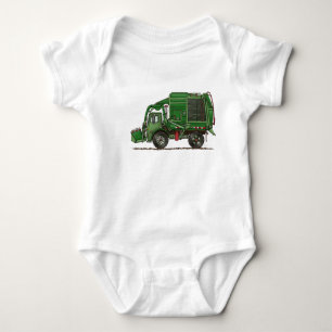 Cute Garbage Truck Trash Truck Baby Bodysuit