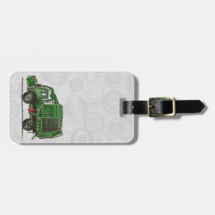 Cute Garbage Truck Trash Truck Luggage Tag