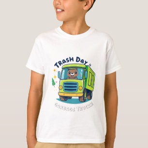 Cute Garbage Truck Trash Truck T-Shirt