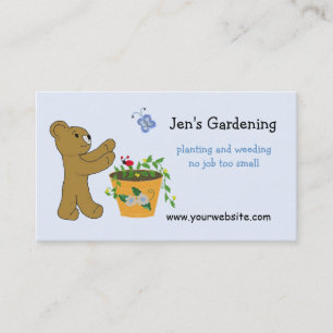 Cute Garden Business Design Business Card