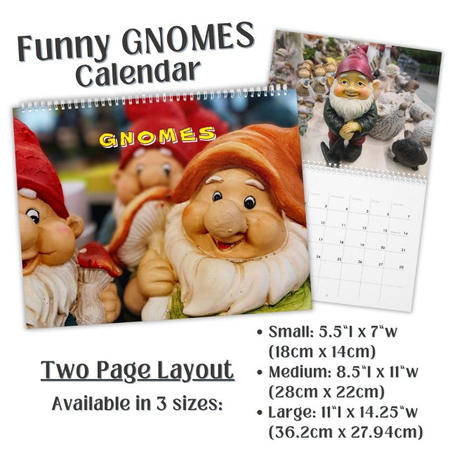 Cute Garden Gnome Photography  Calendar (Creator Uploaded)