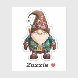 Cute Garden Gnome Sticker