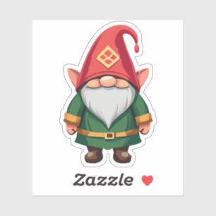Cute Garden Gnome Sticker