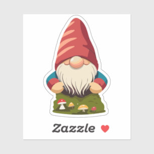 Cute Garden Gnome Sticker