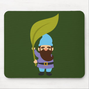 Cute garden gnomes fun mouse mat