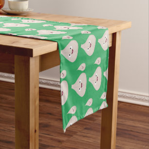 Cute garlic cartoon vegetable illustration short table runner