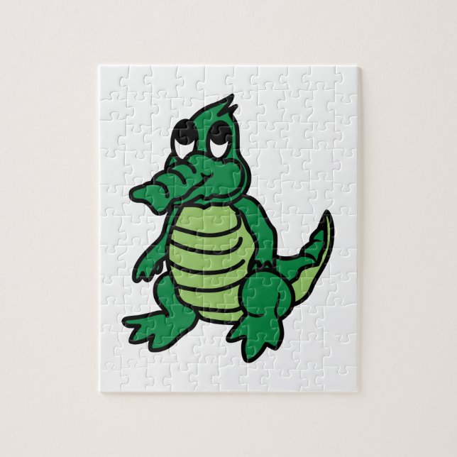 Cute Gator Jigsaw Puzzle (Vertical)