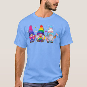 Cute Gay Biseual Transseual Gnomes LGBTQ Pride All T-Shirt