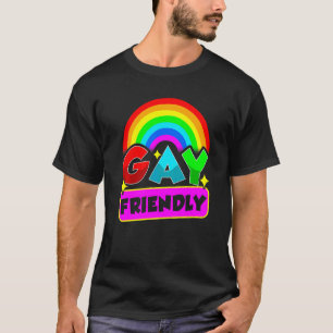 Cute Gay Friendly  Men Women Kids Graphic T-Shirt