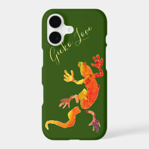 Cute gecko lizard reptile art
