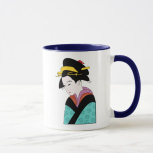 Cute Geisha Japanese art Mug