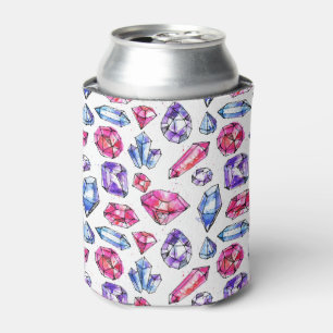 Cute Gem Pattern Can Cooler