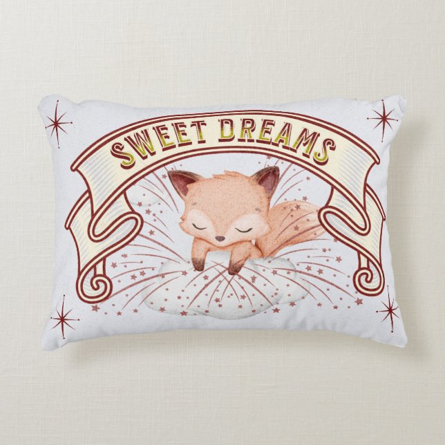 Cute Gender Neutral Baby Sweet Dreams  Decorative Cushion (Front)