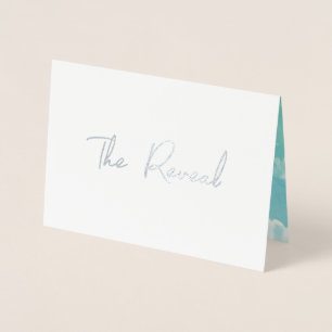 Cute Gender Reveal card