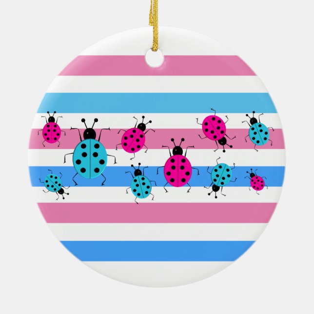 Cute Gender Reveal Ideas,   Ceramic Ornament (Back)
