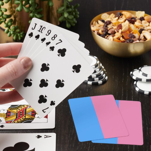 Cute Gender Reveal Ideas,  Playing Cards (In Situ)
