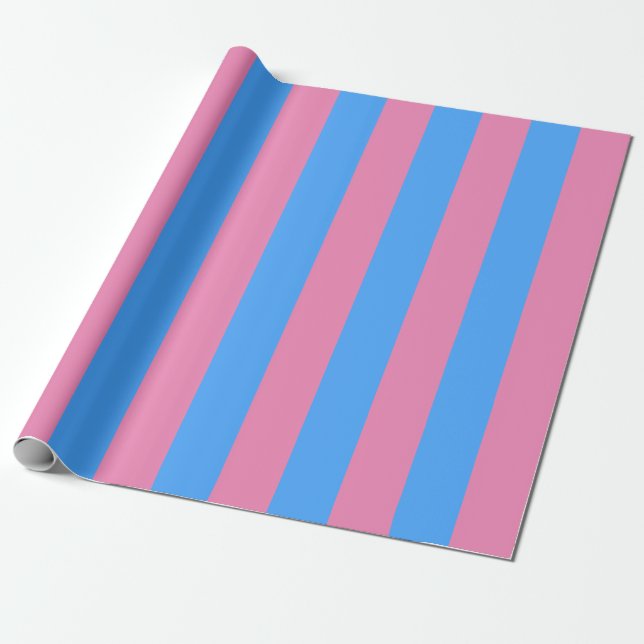 Cute Gender Reveal Ideas, Wrapping Paper (Unrolled)