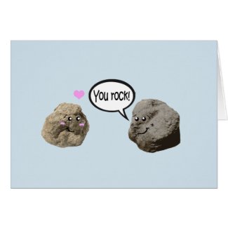 Cute geology love card