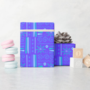 Cute Geometric Luxurious Special Bachelor Party Wrapping Paper