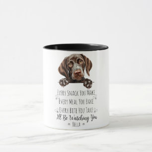 Cute German Pointer Dog Funny Custom Mug
