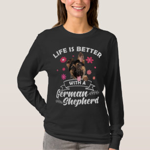 Cute German Shepherd Art Men Women Dog Lover Germa T-Shirt