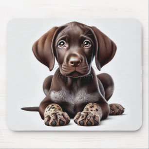 Cute German Shorthair Puppy Mouse Mat