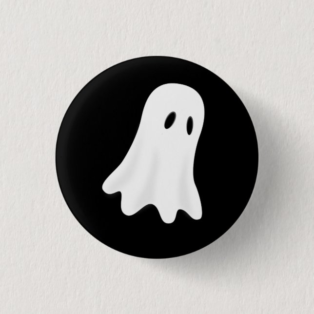 Cute Ghost 3 Cm Round Badge (Front)