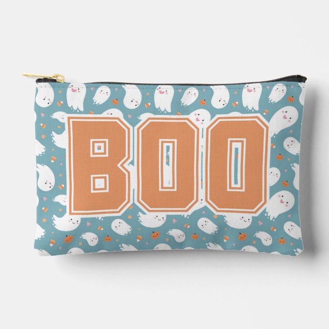 Cute Ghost Accessory Pouch (Front)