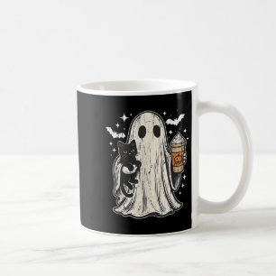 Cute Ghost And Cat, Cute Halloween Ghosts  Coffee Mug