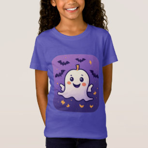 Cute Ghost And Jack O Lanterns For Halloween 🦇 T-Shirt