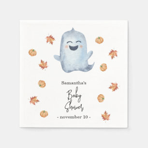 Cute ghost - baby shower napkin
