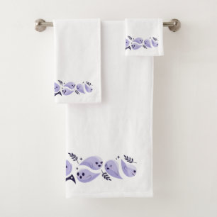 Cute Ghost Bath Towel Set