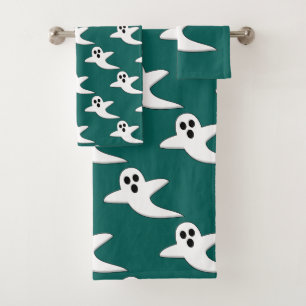 Cute Ghost Bath Towel Set