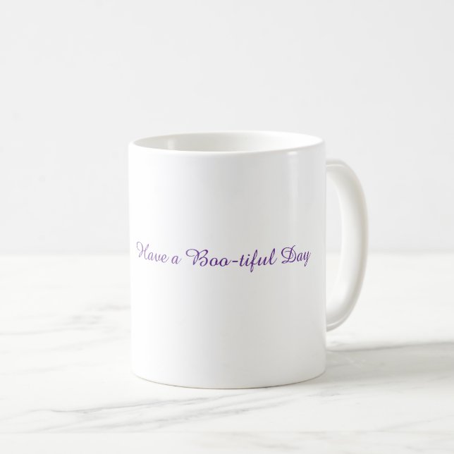Cute Ghost Boo Mug (Front Right)