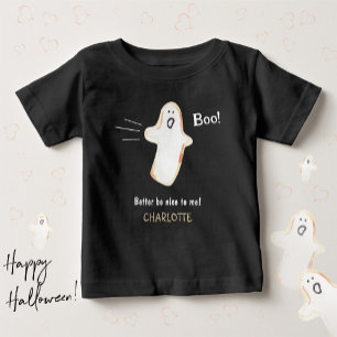 Cute Ghost Boo Spooky Baby First Halloween T-Shirt