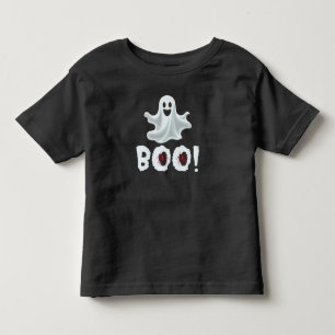 Cute Ghost Boo Toddler Halloween T-Shirt