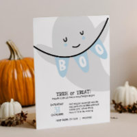 CUTE GHOST BOO TRICK OR TREATS KIDS HALLOWEEN