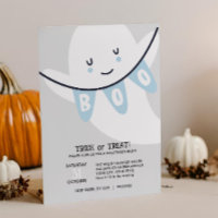 CUTE GHOST BOO TRICK OR TREATS KIDS HALLOWEEN
