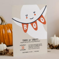 CUTE GHOST BOO TRICK OR TREATS KIDS HALLOWEEN